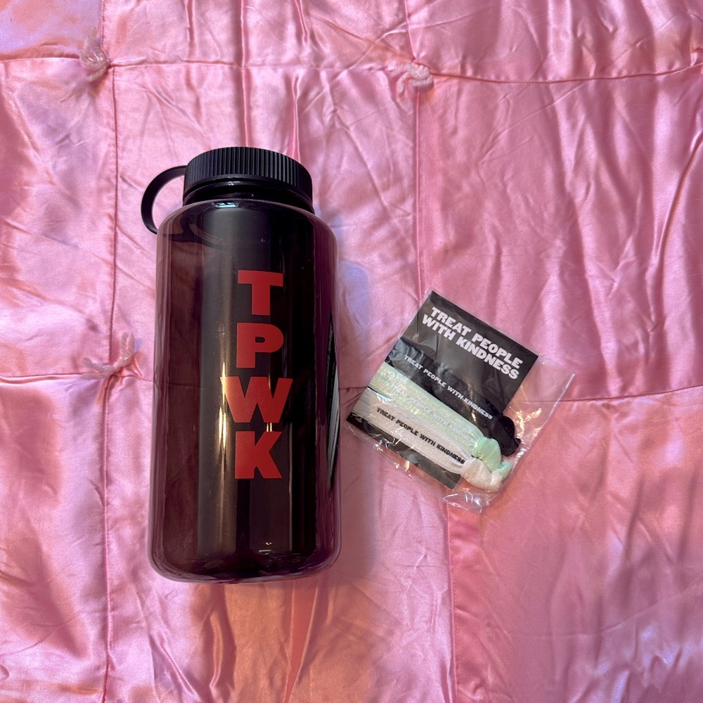 Harry Styles Love On Tour TPWK Water bottle & Hair tie Bundle